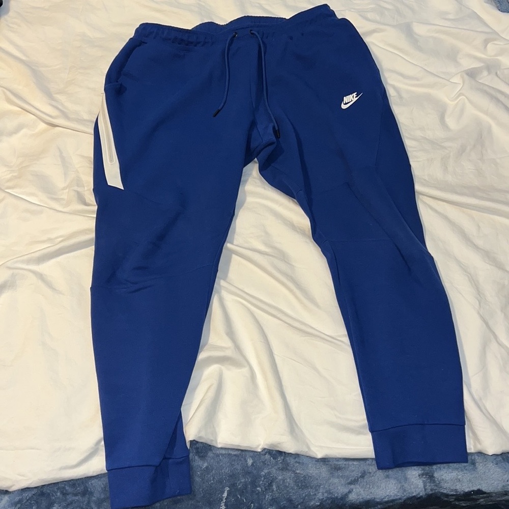 Blue nike tech pants - Picture 1 of 1